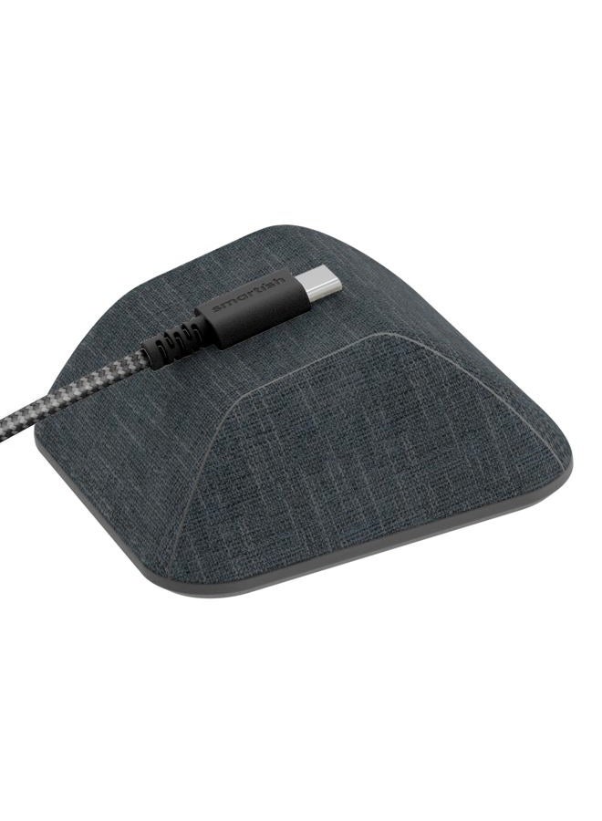 Smartish Magnetic Cable Manager - Cable Wrangler Magnet Base Cord Organizer for Your Nightstand (Silk) - No. 2 Pencil Gray SLK-MB-GRAY - Image 1
