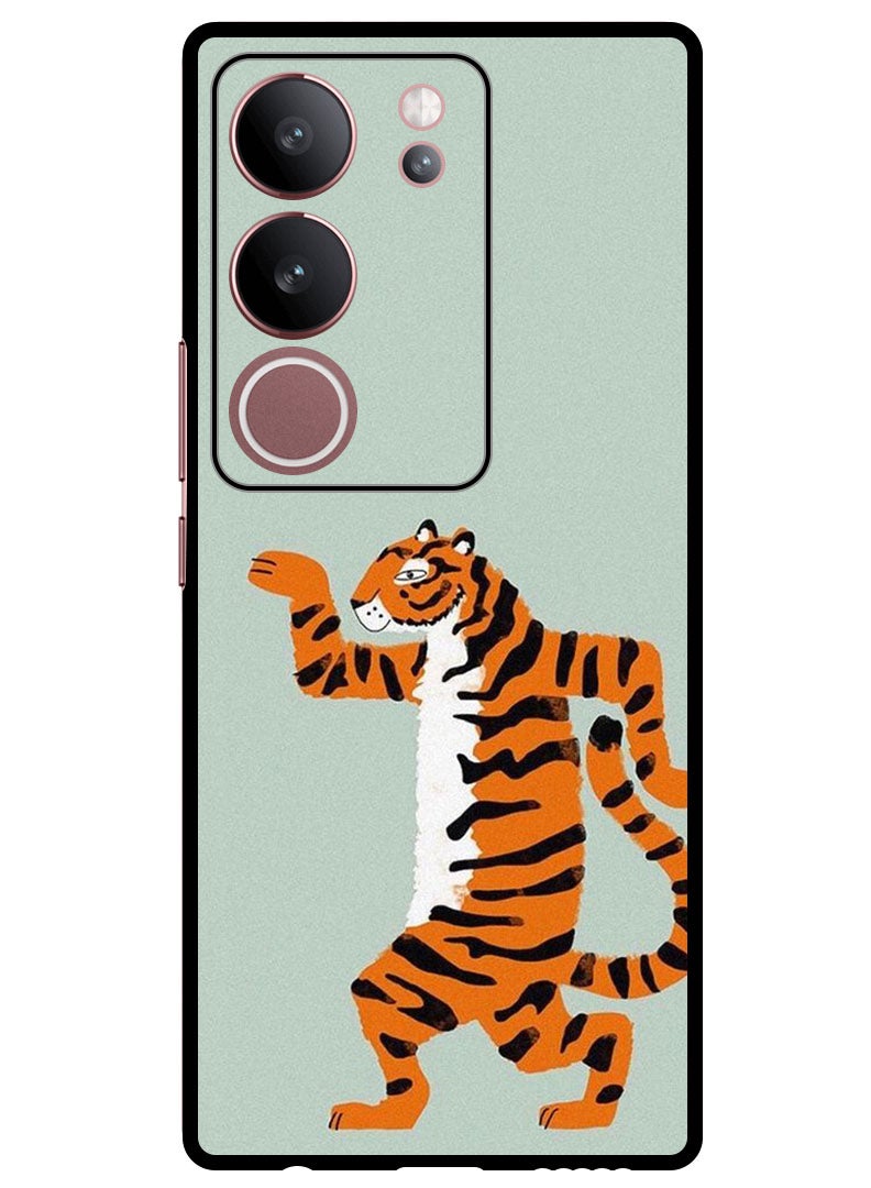 Theodor Protective Case Anti Scratch Shock Proof Bumper Cover For Vivo V29 - V29 Pro Dancing tiget - Image 1