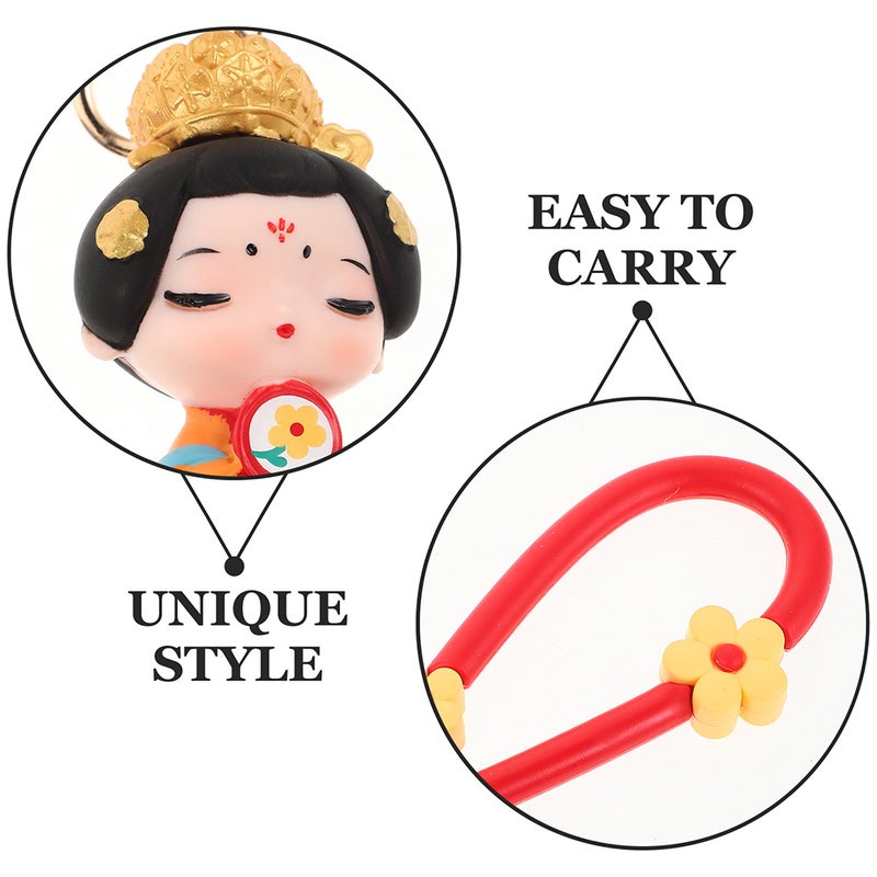 2PCS Cute Keychain Charm for Girls with Traditional Chinese Style Bag Charm Keychain Decoration for Backpacks and Handbags - Image 5