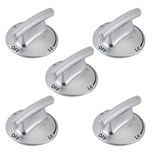 Reyhoar 7733P410-60 Surface Burner Knob, Control Knobs Replacement Part fit for Jenn-Air/Maytag/KitchenAid Gas Cooktop Stove, Replaces 74007733, AP5668987, PS2375871, AP6011505 (5Pcs) - Image 1