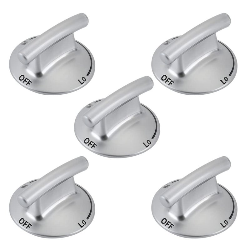 Reyhoar 7733P410-60 Surface Burner Knob, Control Knobs Replacement Part fit for Jenn-Air/Maytag/KitchenAid Gas Cooktop Stove, Replaces 74007733, AP5668987, PS2375871, AP6011505 (5Pcs) - Image 2