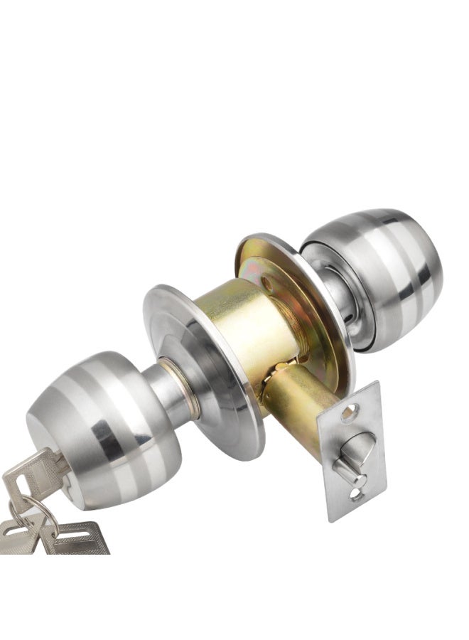 Hotun Spherical Lock, Interior Door Lock, Round Lock, Old-style Wooden Door Ball Lock, 5831 Small Ball, 70 - Image 2