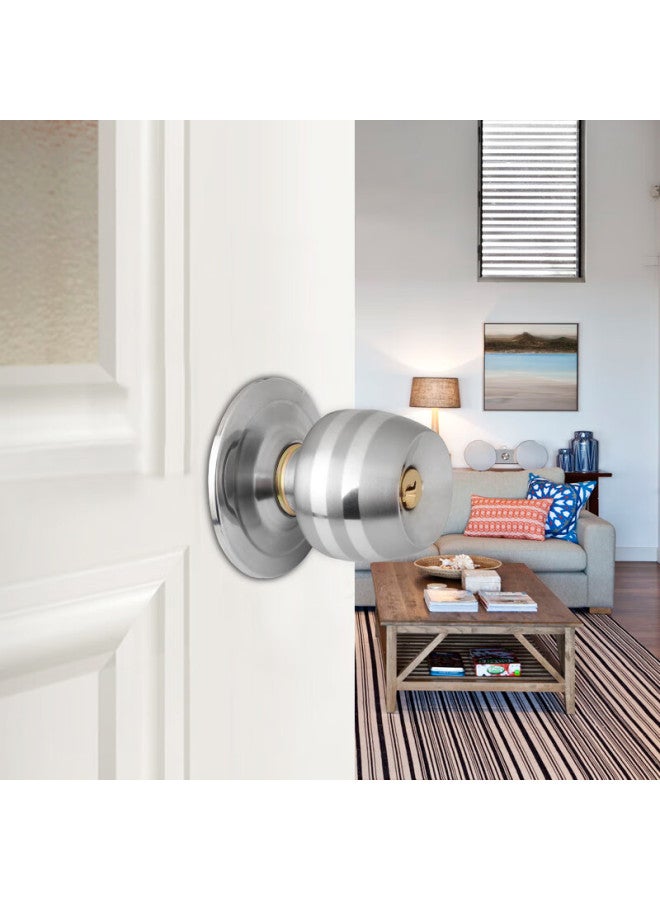 Hotun Spherical Lock, Interior Door Lock, Round Lock, Old-style Wooden Door Ball Lock, 5831 Small Ball, 70 - Image 3