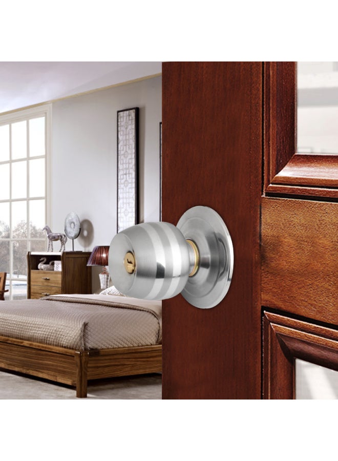 Hotun Spherical Lock, Interior Door Lock, Round Lock, Old-style Wooden Door Ball Lock, 5831 Small Ball, 70 - Image 5