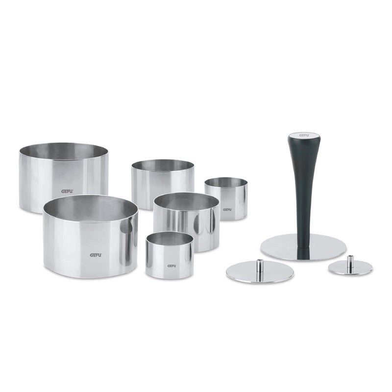 GEFU GEFU Professional Dish Prepping/Plating/Forming Ring Set/10 pieces/FORMIDABLE  - Image 1