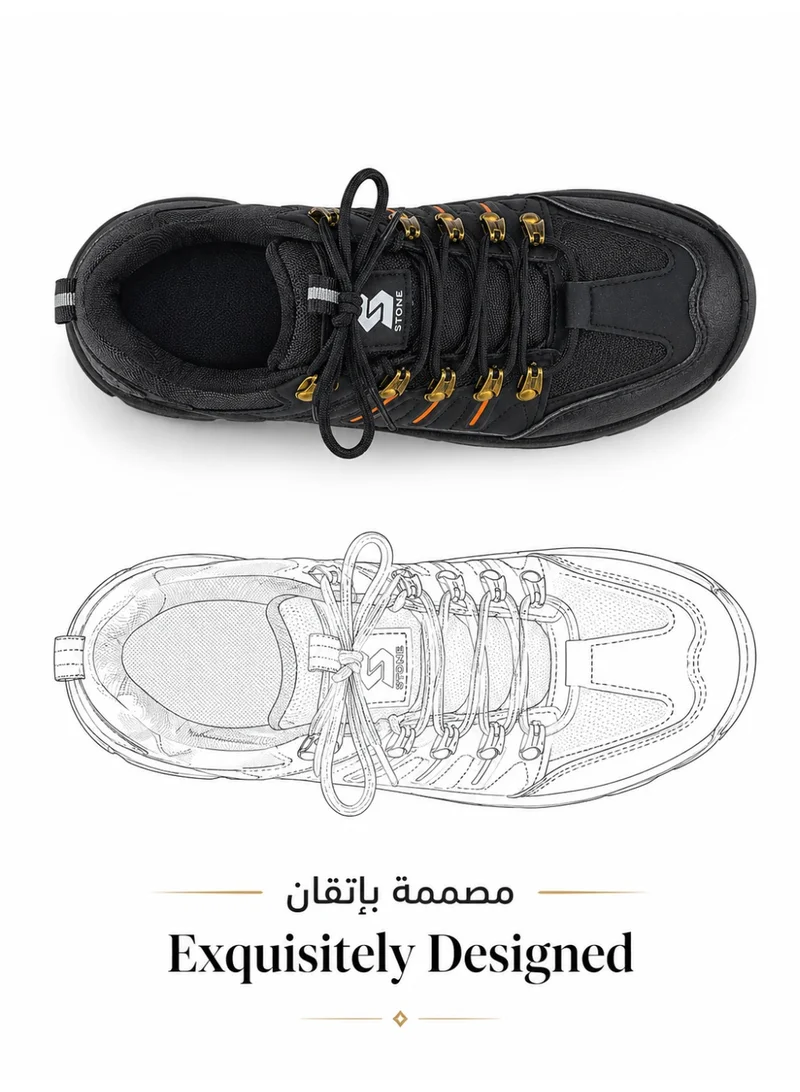 STONE Pulse Unisex Outdoor Walking Shoes | Rugged Comfort Sneakers
