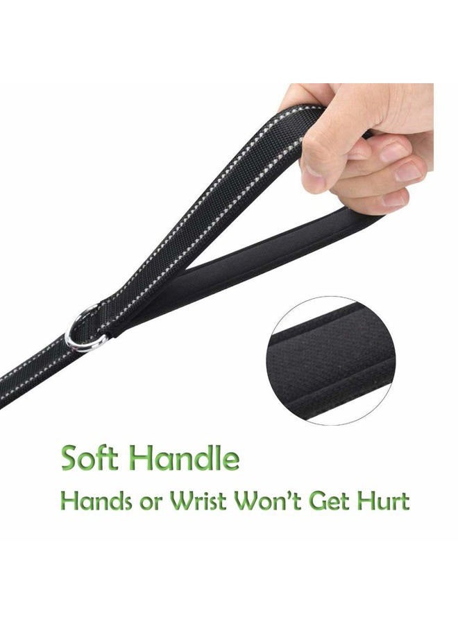Eco Clean Dog Leash for Large Dogs, 2 Handles for Extra Control, 6 FT Long with Reflective Stitch for Night Walking - Image 4