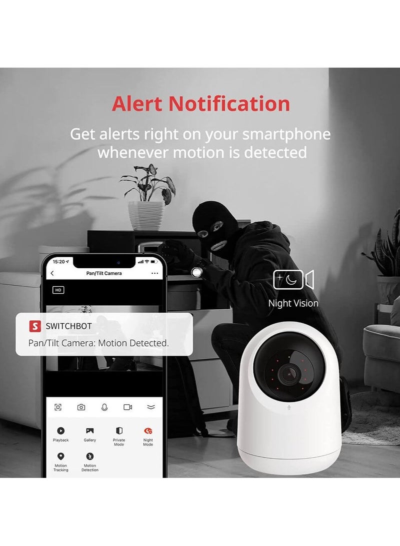 SwitchBot Pan Tilt Cam Indoor Camera 360-degree 1080P Smart WiFi - Image 5
