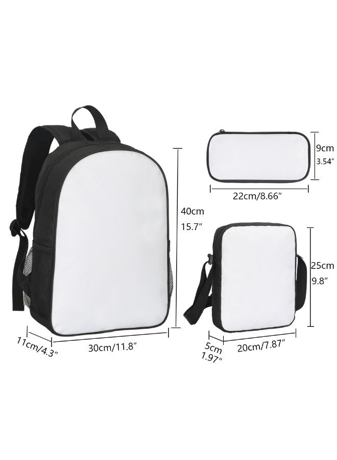 general KPop Demon Hunters backpack pencil case satchel three-piece suit men and women leisure sports travel backpack student school backpack - Image 2