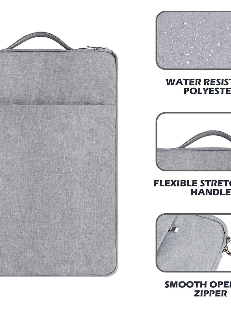 13.3 Inch Laptop Case Sleeve for Dell XPS 13 9310 9300 7390/ Latitude 7390, Lenovo Chromebook Flex 5, Acer Spin 5, HP Spectre x360/HP Pavilion 13/HP Envy 13, Asus ZenBook Notebook Carrying Bag(Grey)