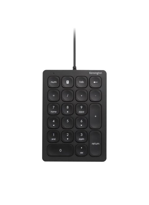 Kensington Wired Numeric Keypad with Plug & Play USB Connection, 21-Key Numpad with 4 Shortcut Keys for PC, Laptops and Other Devices (K79820WW)