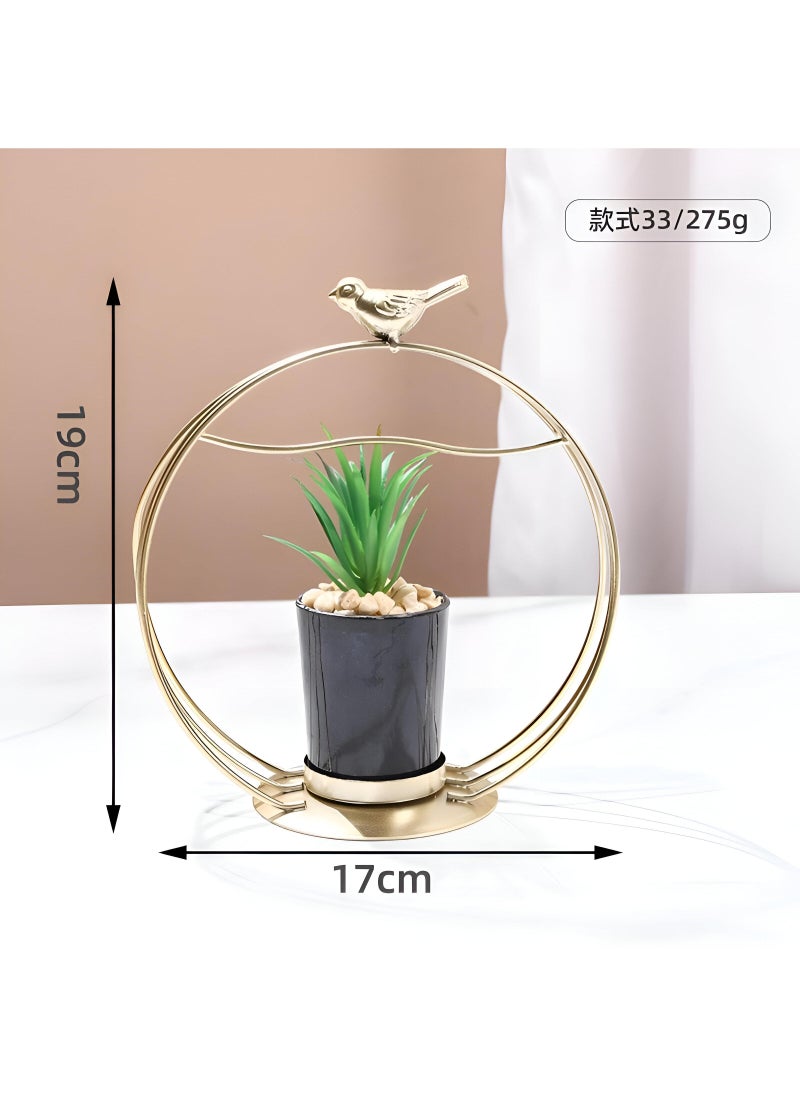 Generic Decorative Metal Flower - Stunning Antique Wheel Shaped Metal Flower Vase, Perfect For Home Decoration, Enhance Your Dining Table On Special Occasions Such As Valentine'S Day, Weddings And Christmas.  - Image 3