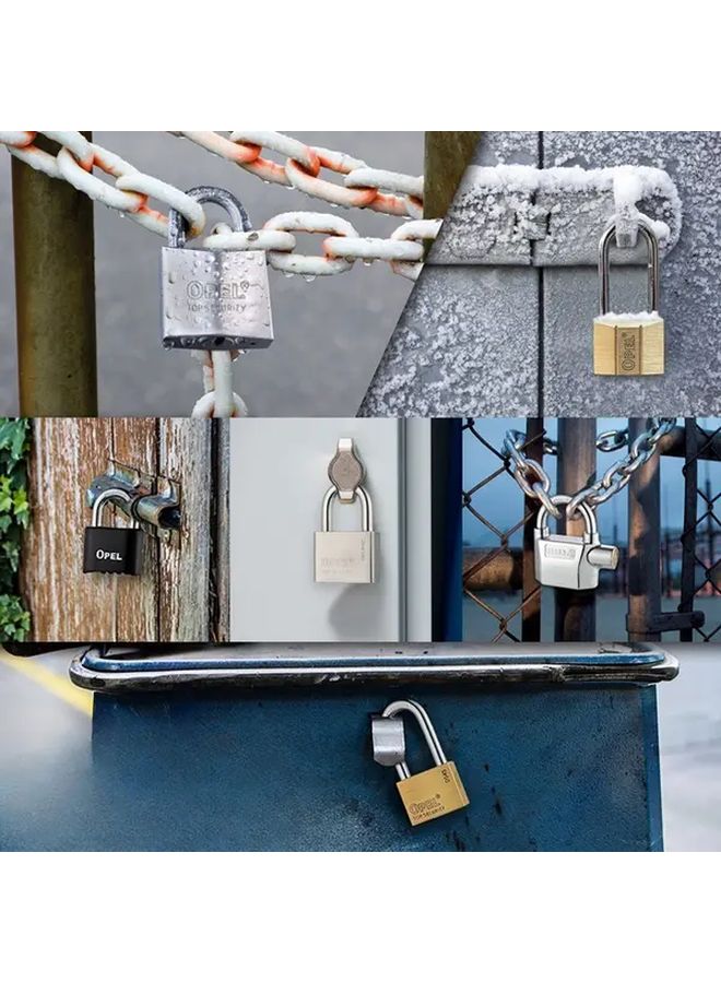 40mm Heavy Duty Waterproof Security Padlock 6 Pieces Box Anti Theft Outdoor Use - Image 2