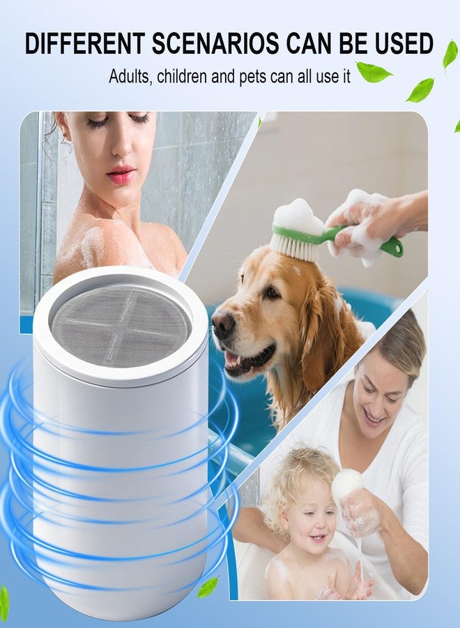 ZATEIRL Shower Head Replacement Filter Cartridges Compatible with Eskiin Shower Head, Removes Hard Water & Chlorine, Enhances Water Softening & Purification (2 PACK) - Image 2