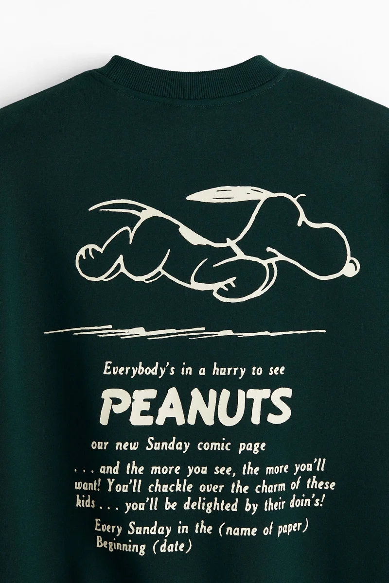 H&M Oversized Fit Printed sweatshirt