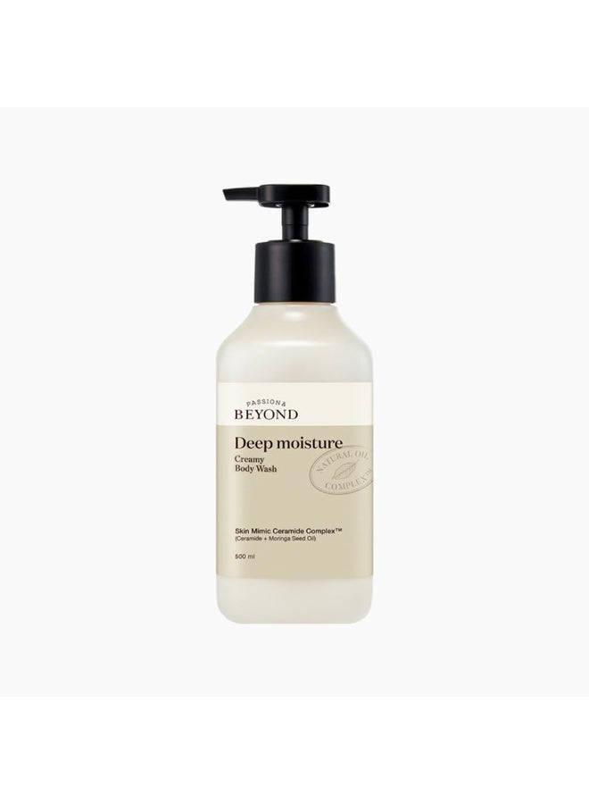 Beyond Belif Beyond Deeply Hydrating Body Wash with Ceramide Complex, Moringa Oil & Squalane | Nourishing Creamy Cleanser for Soft, Supple Skin | Strengthens Skin Barrier & Locks in Moisture – 500ml