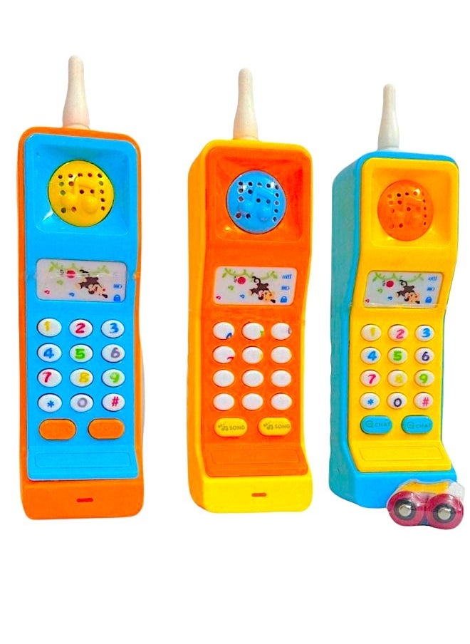 Toy Box Musical Mobile Telephone Cellular Phone Educational Fun Toy For Children  - Image 4