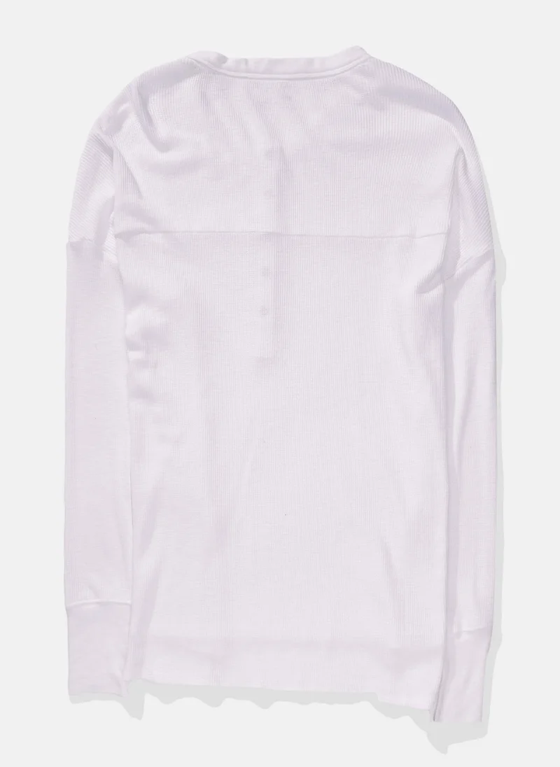 Aerie Button Detail T-shirt