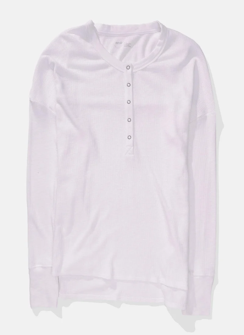 Aerie Button Detail T-shirt