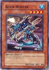 YuGiOh Alien Hunter POTDEN026 Power of The Duelist Unlimited Edition Common - Image 1