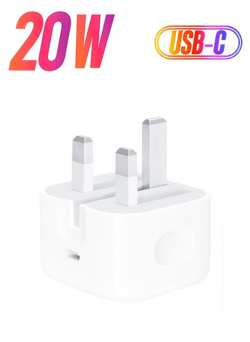 Triple plug power adapter and USB C port for 20W fast charging - Image 1