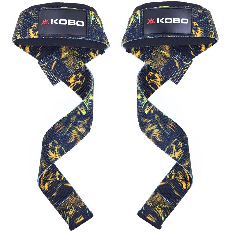 Kobo Weight Lifting Straps Power Gym Support - Image 1