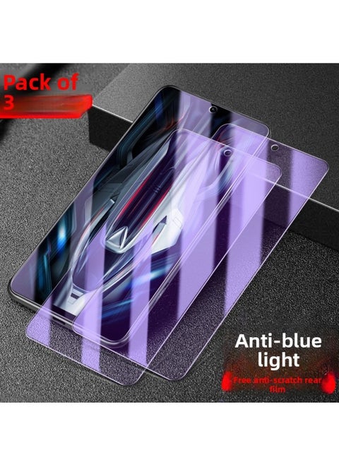 Applicable To Red Rice K60 Tempered Film K40 Electronic Competition Version K50 Full Screen 12/9 Mobile Phone K70 Millet Redmik Anti-peep Film-Colour:【pack Of 3●Blu-ray Version] Full Screen Glass◉Comes With Anti-scratch Back Film-Size:Redmi K40 Pro