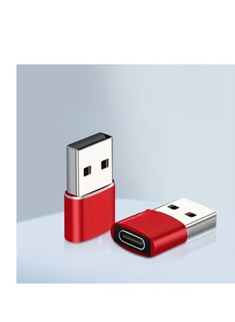 2pcs High-Speed USB C 3.1 Type C To USB 3.0 Adapter - Fast Charging & Data Sync For Mobile Phones