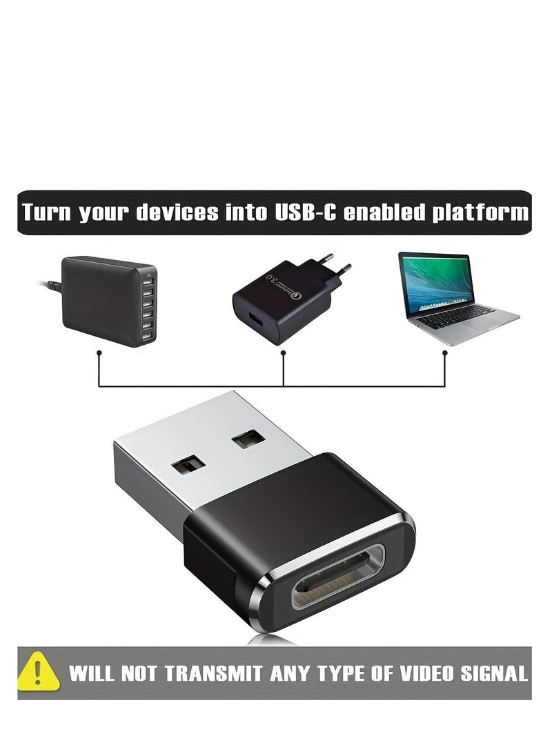 2pcs High-Speed USB C 3.1 Type C To USB 3.0 Adapter - Fast Charging & Data Sync For Mobile Phones
