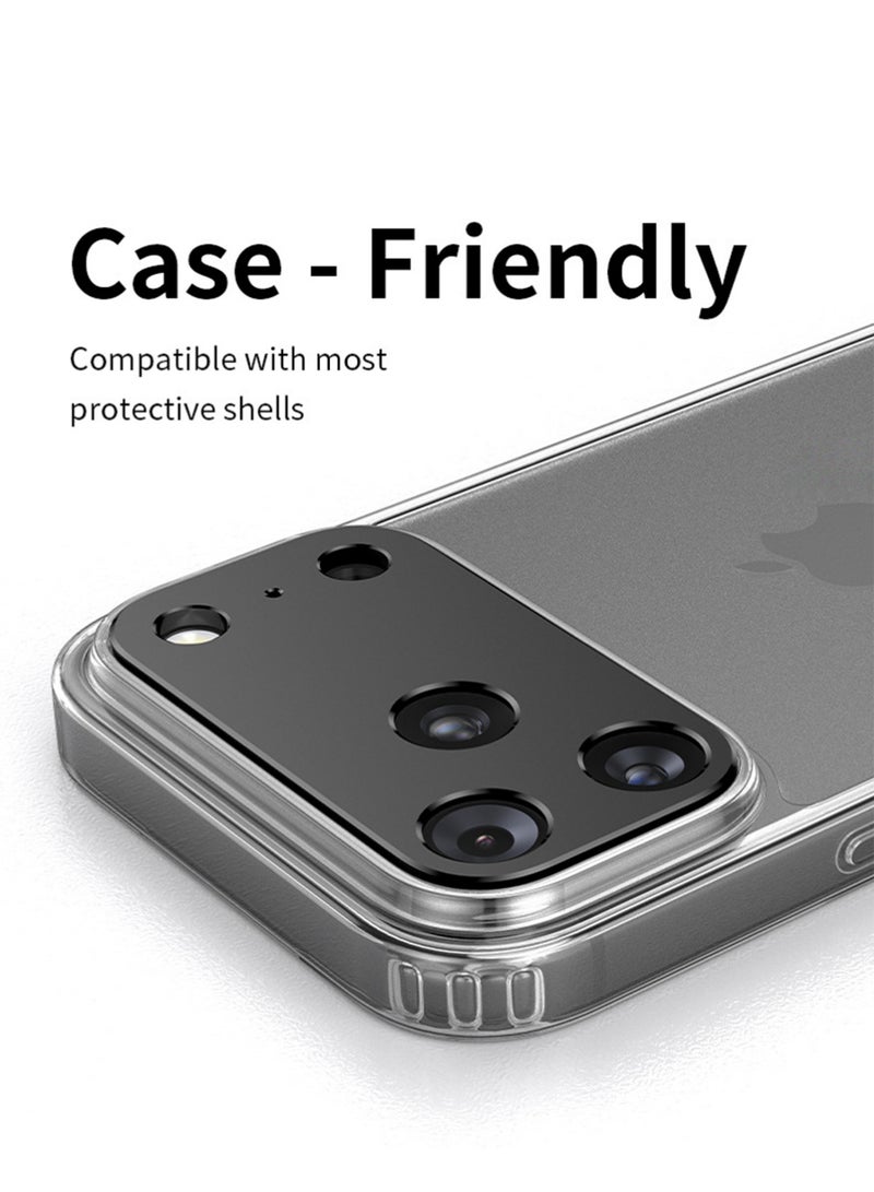 X-level Camera Lens Protector for iPhone 17 Pro 6.3", Tempered Glass, Ultra HD, 9H Hardness, Anti - Scratch, Case Friendly, Easy to Install [No Affect on Night Shots] - Image 4