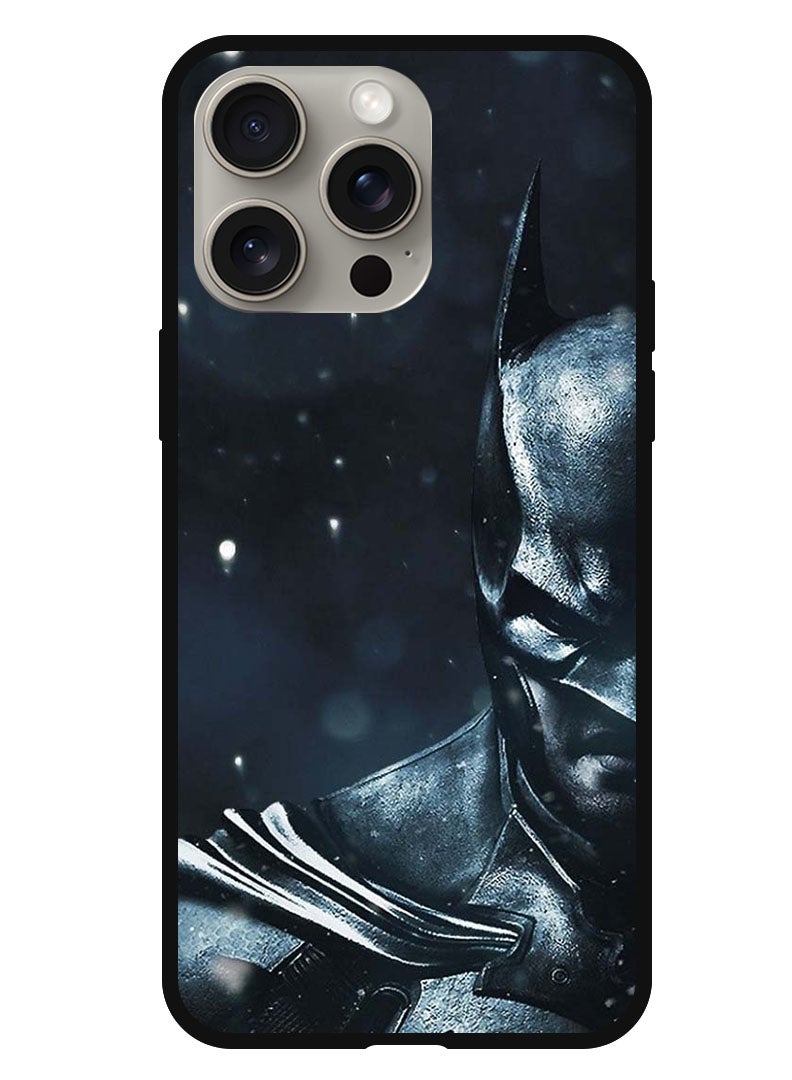 Theodor Protective Case Anti Scratch Shock Proof Bumper Cover For iPhone 15 Pro Batman Show Half Face - Image 1