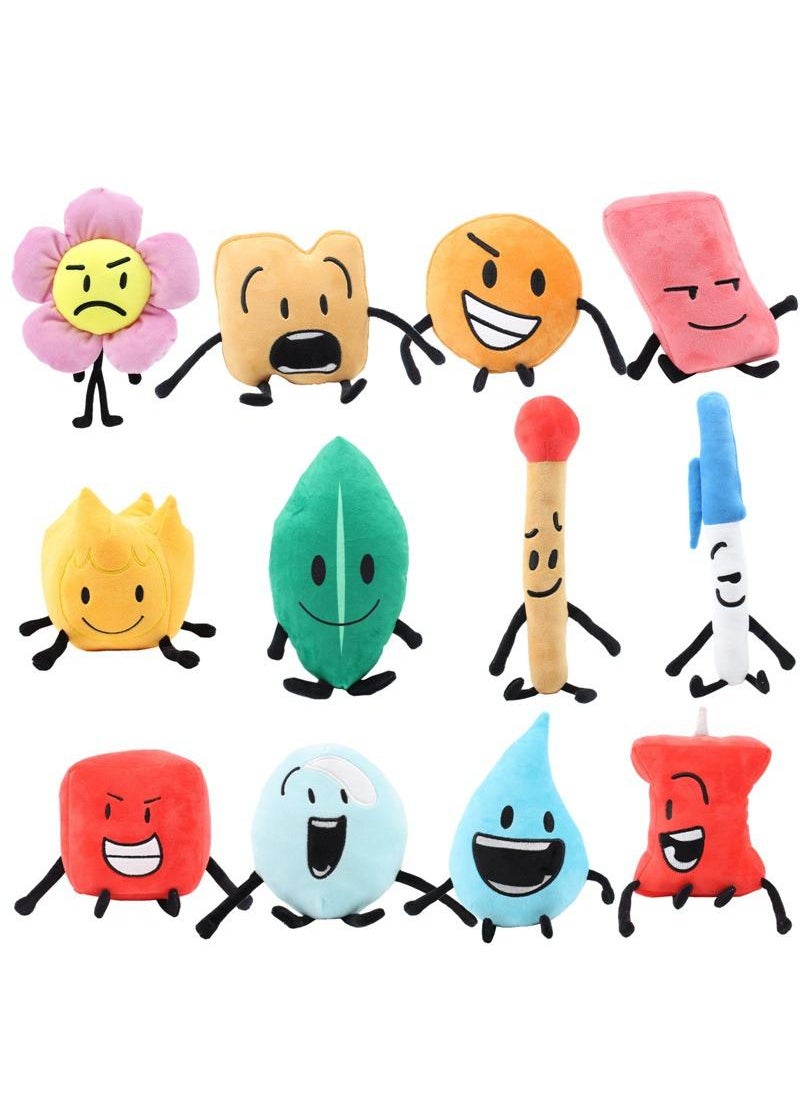 Y&D 12 Pcs Battle For Dream Island Plush Toys Set For Fans Gift Stuffed Figure Doll For Kids And Adults Great Birthday Stuffers For Boys Girls  - Image 1