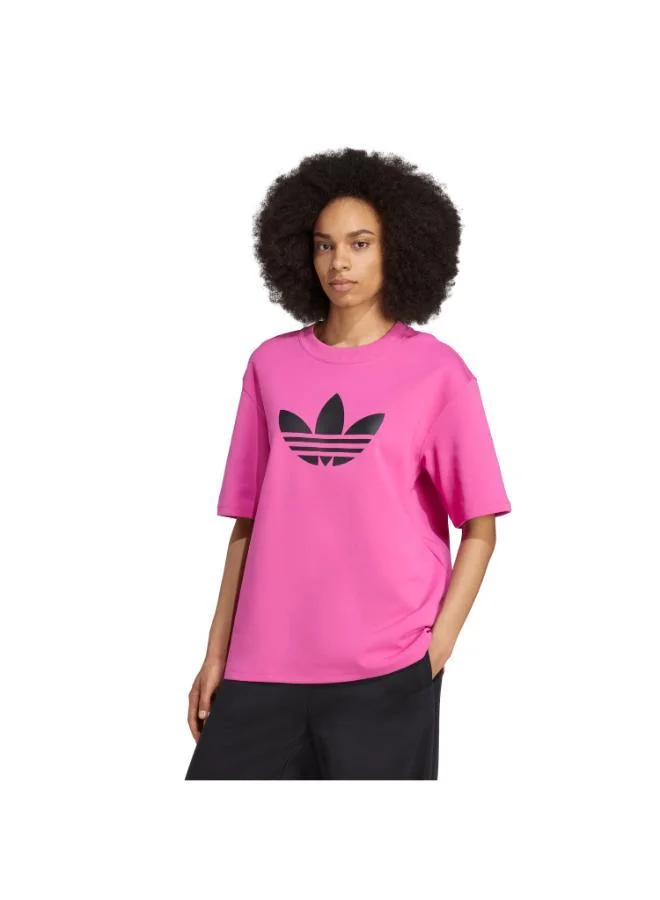adidas Originals ADICOLOR SPACER OVERSIZED TREFOIL TEE