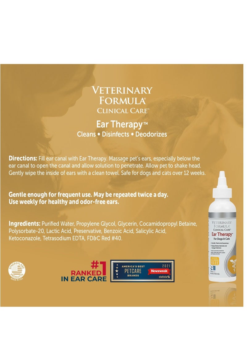 Ear Therapy For Dogs & Cats 118ML