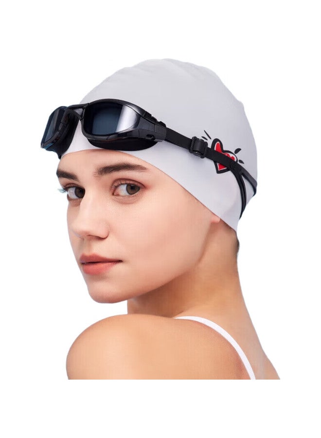 ZOKE Women'S High-Definition Waterproof Anti-Fog Swimming Goggles, Medium To Large Frame, Professional Adult Men'S Swimming Equipment, Comfortable Swimming Goggles 622501104-1 - Image 2