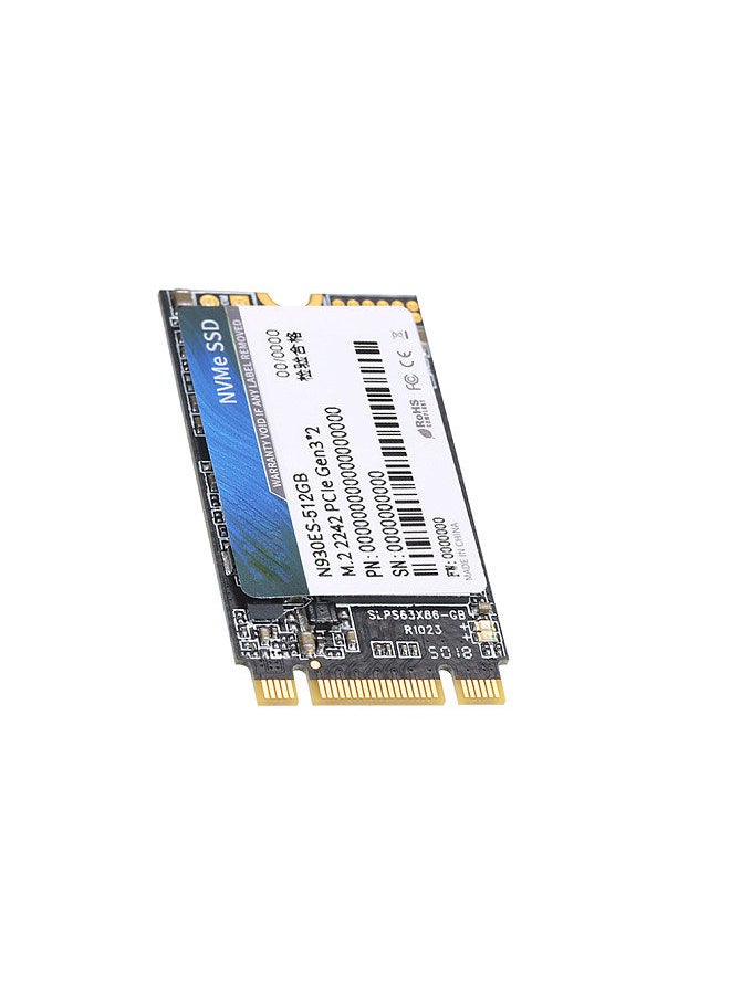 N930ES NVMe M.2 2242 SSD Gen3*2 PCIe 3D MLC/TLC NAND Flash Solid State Drive 512GB