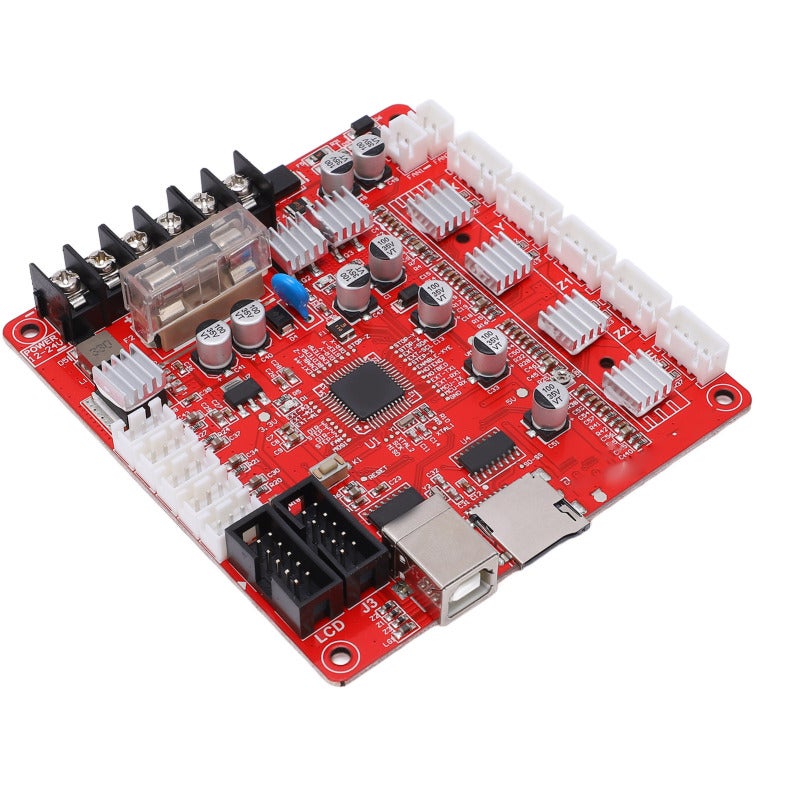 Anet 3D Printer Motherboard 12-24V Input With USB Interface - 4 Way A4988 16 Subdivision Stepper Driver Board Motor 3 Way PWM DC Outputs for 3D Printer Enthusiasts - Image 4