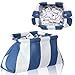 Sunnymove Mahjong Tile Bag 71 x 43 x 126 Inches Mahjong Empty Bag Crochet Purses Mah Jong Accessories and Gift for Women Game Lover Summer Vacation Supplies Blue - Image 2