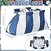 Sunnymove Mahjong Tile Bag 71 x 43 x 126 Inches Mahjong Empty Bag Crochet Purses Mah Jong Accessories and Gift for Women Game Lover Summer Vacation Supplies Blue - Image 4