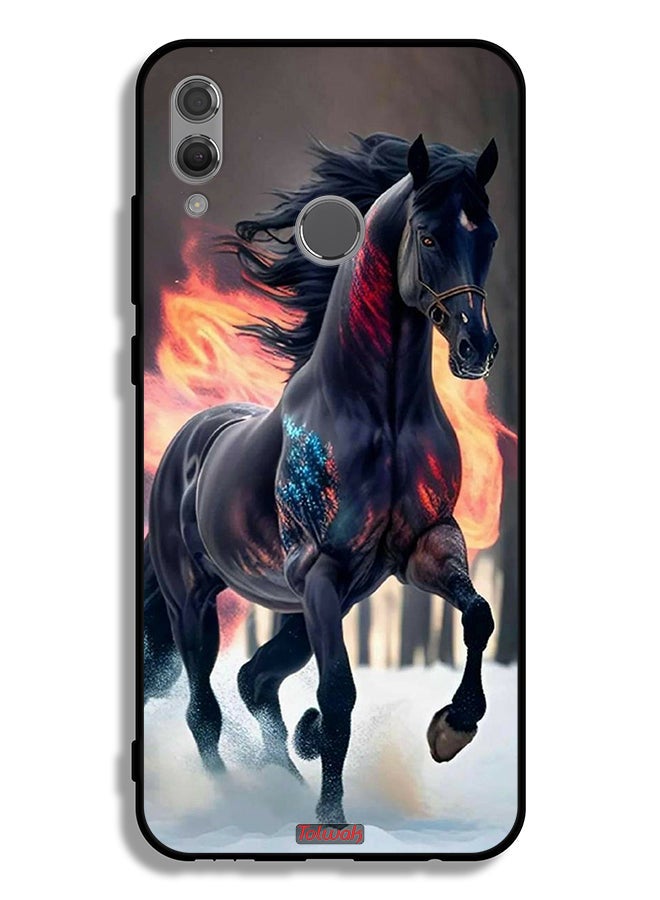 Tolwak Honor 10 Lite Protective Case Cover Horse Hd - Image 2