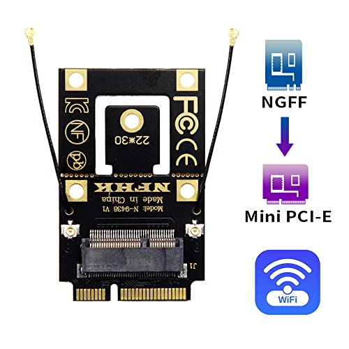 NFHK NGFF M.2 Key-A to Mini PCI-E PCI Express Converter Adapter for 9260 8265 7260 AC Card - Image 5