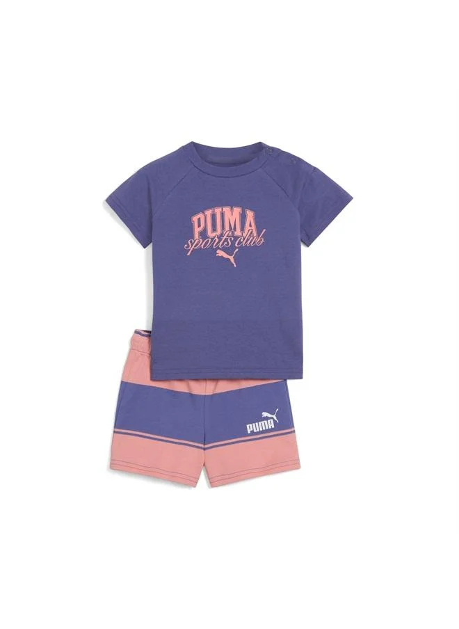 بوما Minicats PUMA CLASS Tee and Shorts Set Toddlers