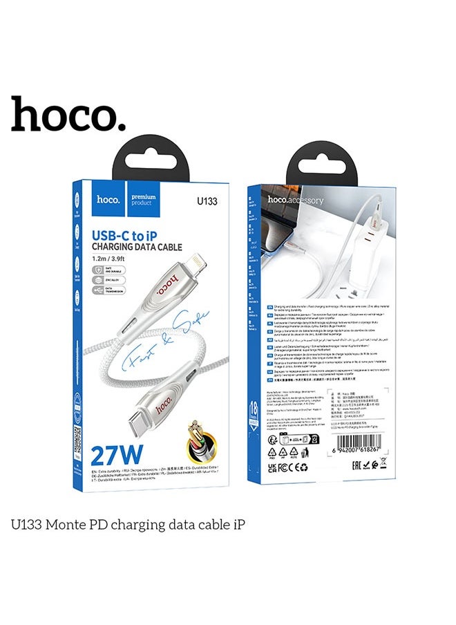 hoco. U133 Monte charging data cable iP  - Image 5