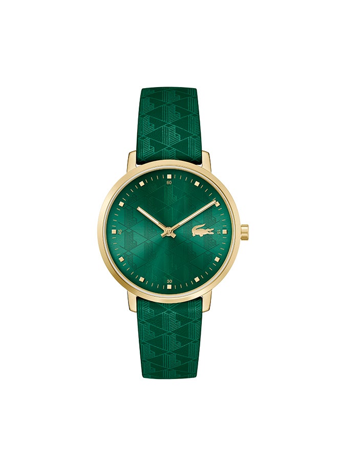 LACOSTE - Women's Analog Round Shape Leather Wrist Watch 2001355 - 35 Mm - Image 1