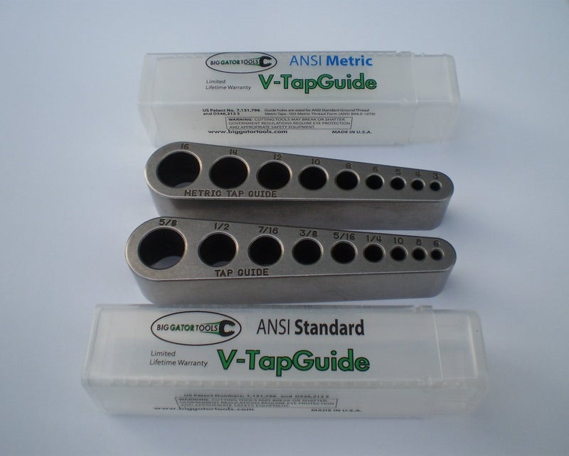 BIG GATOR TOOLS 2 Tap Guides for Hand Tapping - Image 1