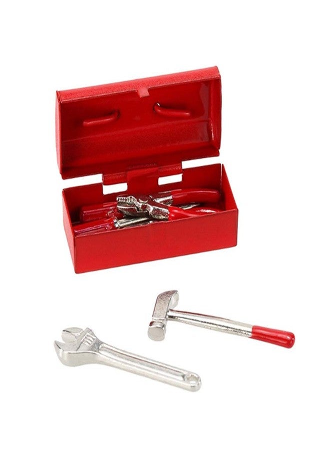 LAFEINA 1:10 RC Crawler Decoration Tools Mini Decorative Wrench Hammer Screwdriver Toolbox for 1/10 RC Crawler Car SCX10 D90 D110 TF2 TRX4 - Image 1
