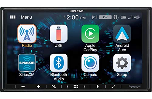 Alpine iLX-W650 7" Double DIN Touchscreen Digital Multimedia Receiver with Bluetooth, Apple CarPlay and Android Auto - Image 1