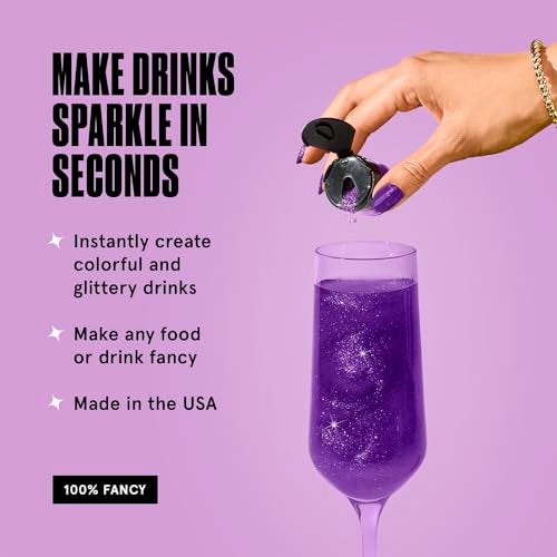Fancy Sprinkles Amethyst Purple Premium Edible Glitter, 100% Edible Glitter for Sparkling Food & Drinks No Taste or Texture (4gm) - Image 3