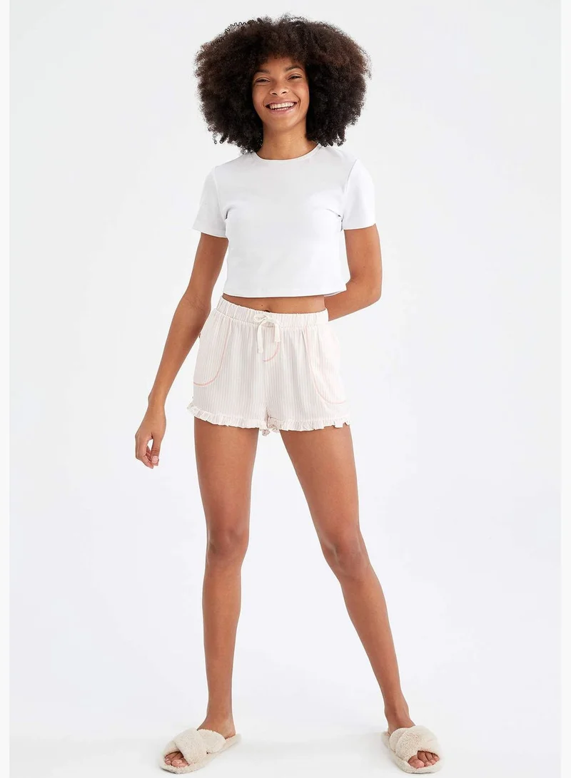 ديفاكتو Relax Fit Short Sleeve Printed Viscose Pyjama Set