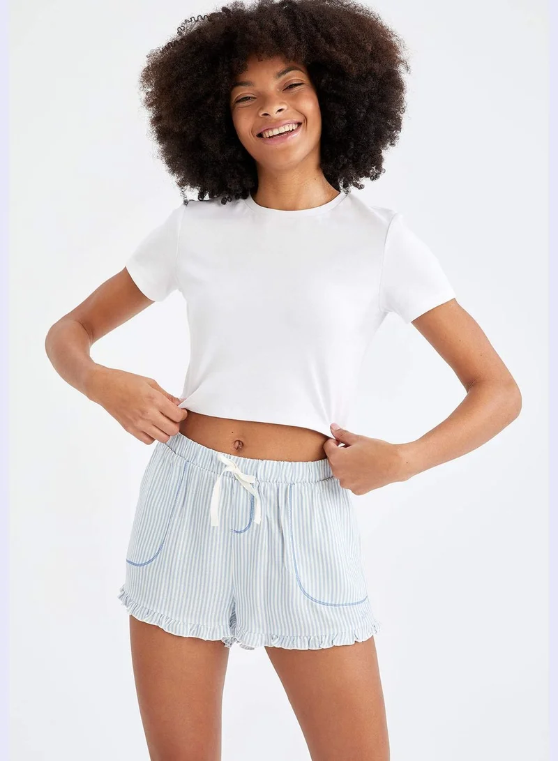 ديفاكتو Relax Fit Short Sleeve Printed Viscose Pyjama Set